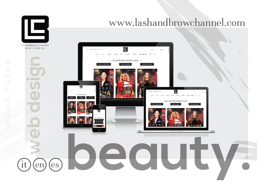 oana tatar portfolio web design lash and brow channel