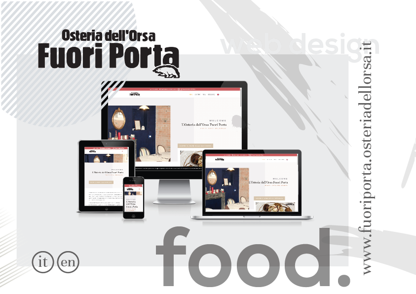 oana tatar portfolio web design osteria dell orsa fuori porta